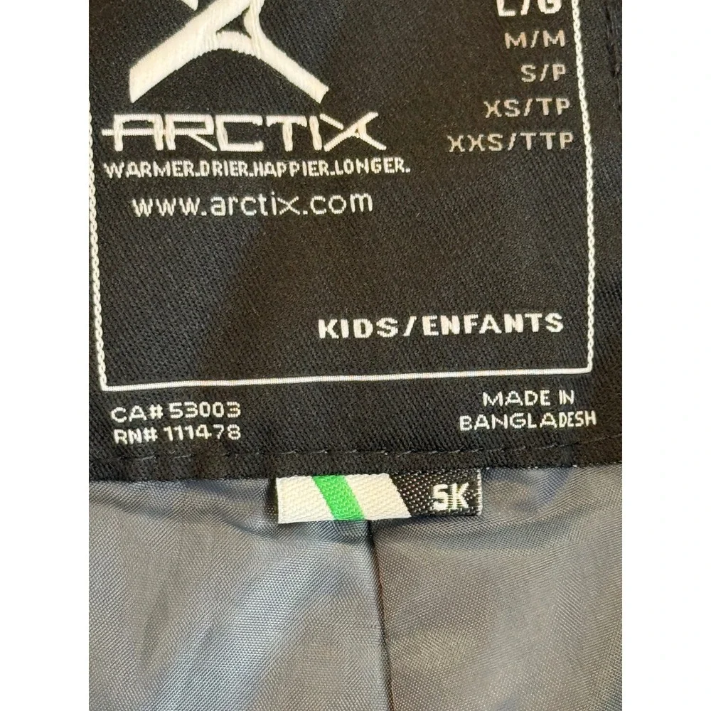 Arctix Kids‎ Navy Blue Insulated Snow Bibs Ski Overalls Adjustable Straps Sz